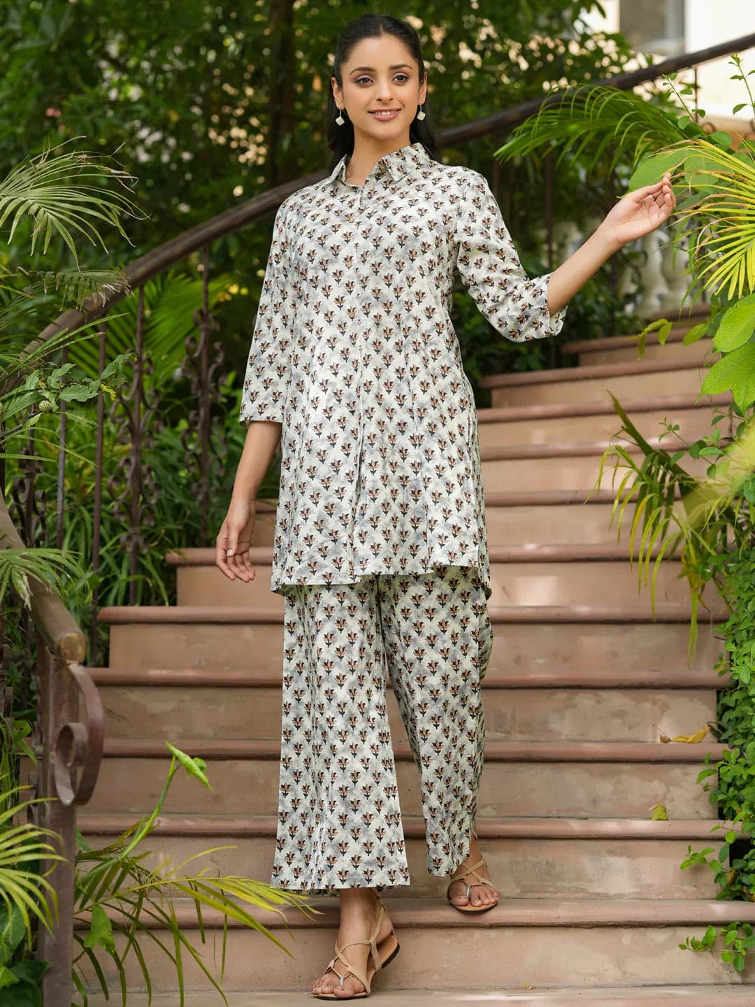 Printed Pure Cotton Co-Ord Set