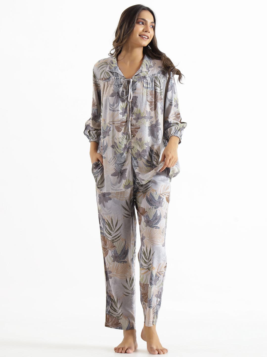 Women Viscose Rayon Night Suit