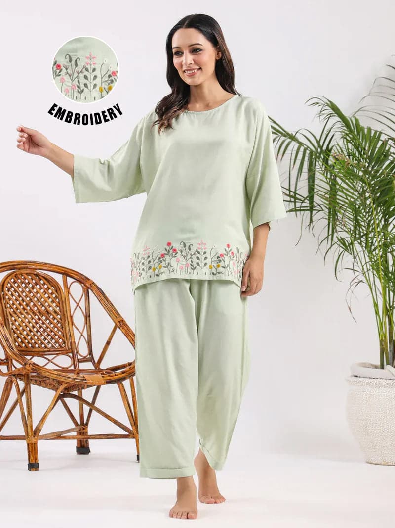 Women Modal Night Suit