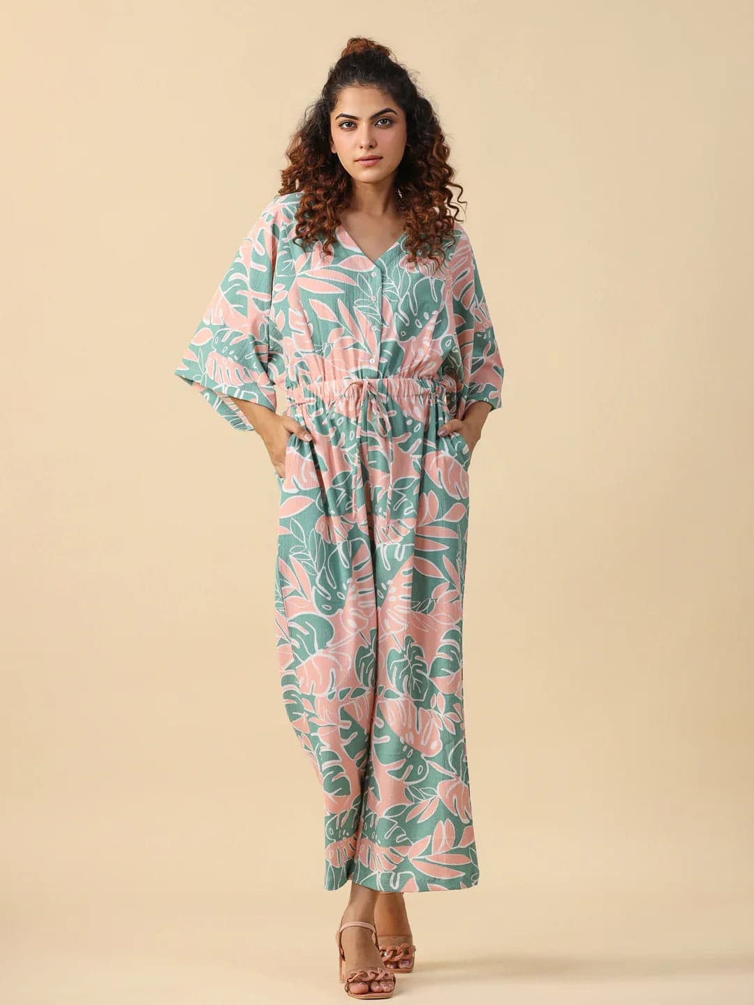 Printed Jumpsuit Loungewear