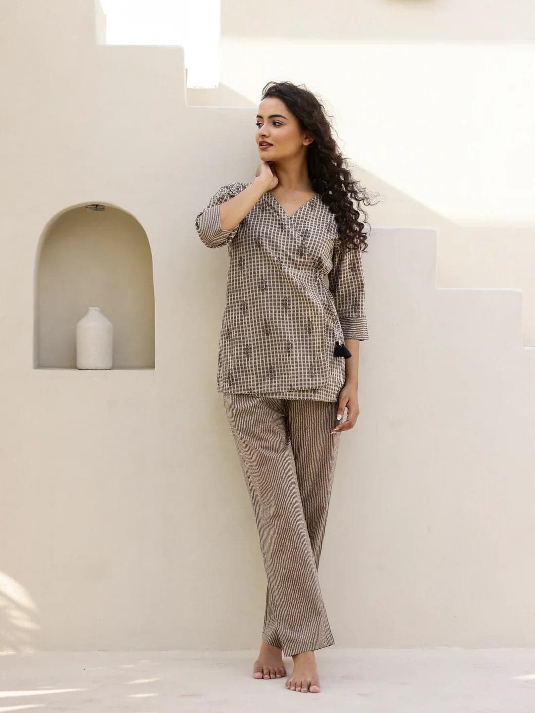Printed Pure Cotton Night Suit